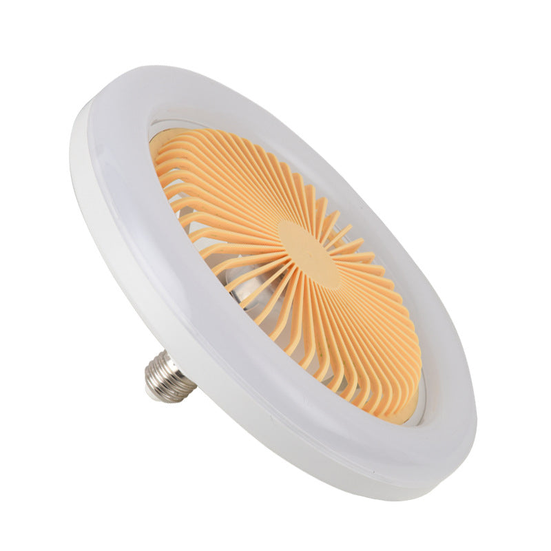 30W Silent 3 Speeds Ceiling Fan with Remote Control with Lighting Lamp E27 Converter Base for Bedroom Living Home