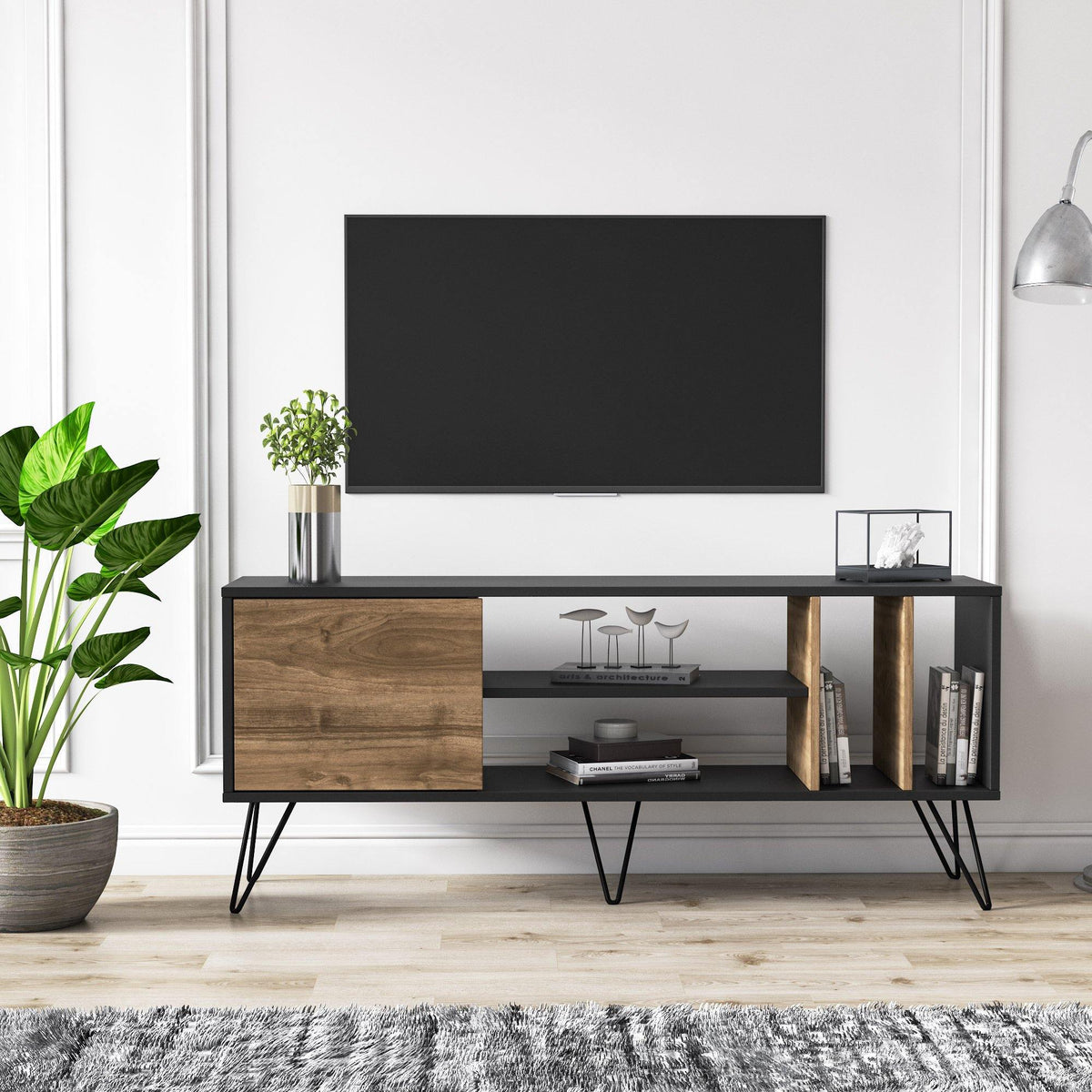 Mistico 55" TV Stand - Mid-Century Modern Media Console for TVs up to 63"