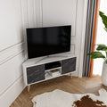 Lesson 47" Wide Corner TV Stand | Media Console