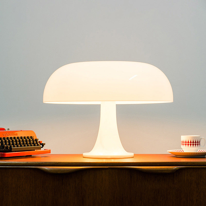 USB Danish Mushroom Table Lamp Simple Living Room Bedroom Bedhead Model Room Decorative Lamp
