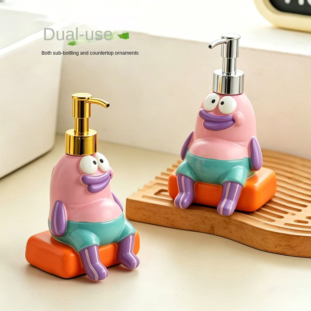 Smart Fish Pump Bottle for Lotion, Bathroom Soap Dispenser, Kitchen Dishwashing Liquid Refill Bottle
