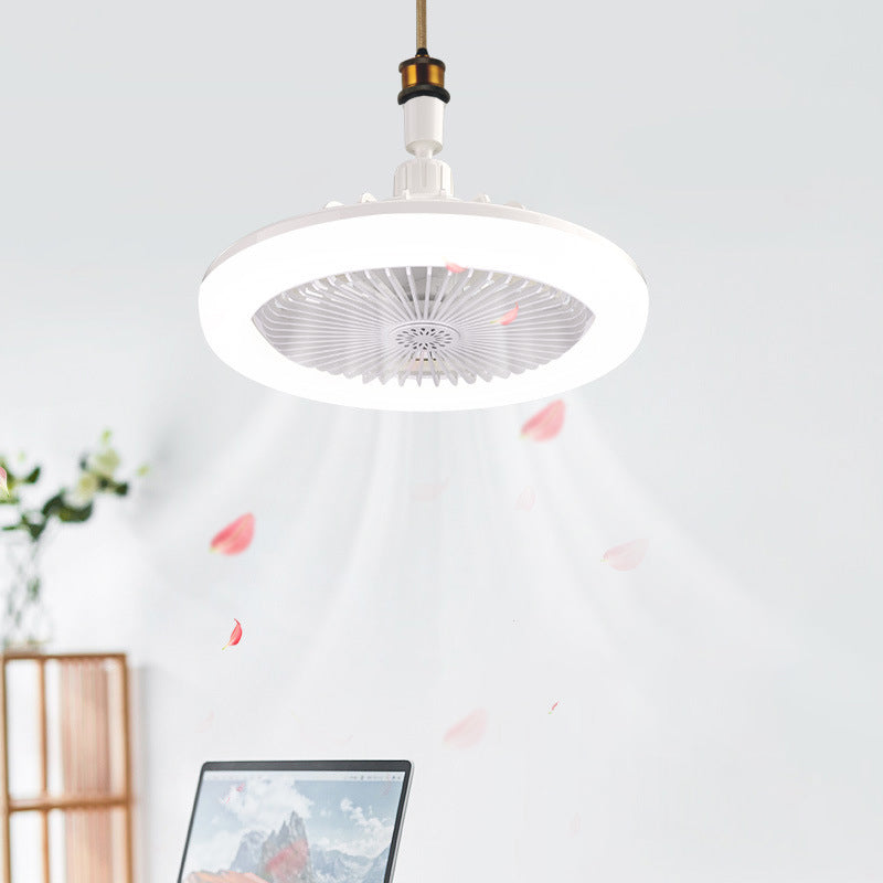 30W Ceiling Fan with Remote Control with Lighting Lamp E27 Converter Base with Aromatherapy for Bedroom Living Home
