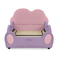 Cute Cloud Shape Bed With Guardrails Cartoon Design, Storage Pocket