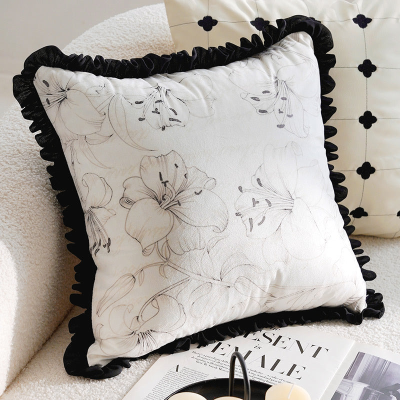 Living room sofa pillow cover