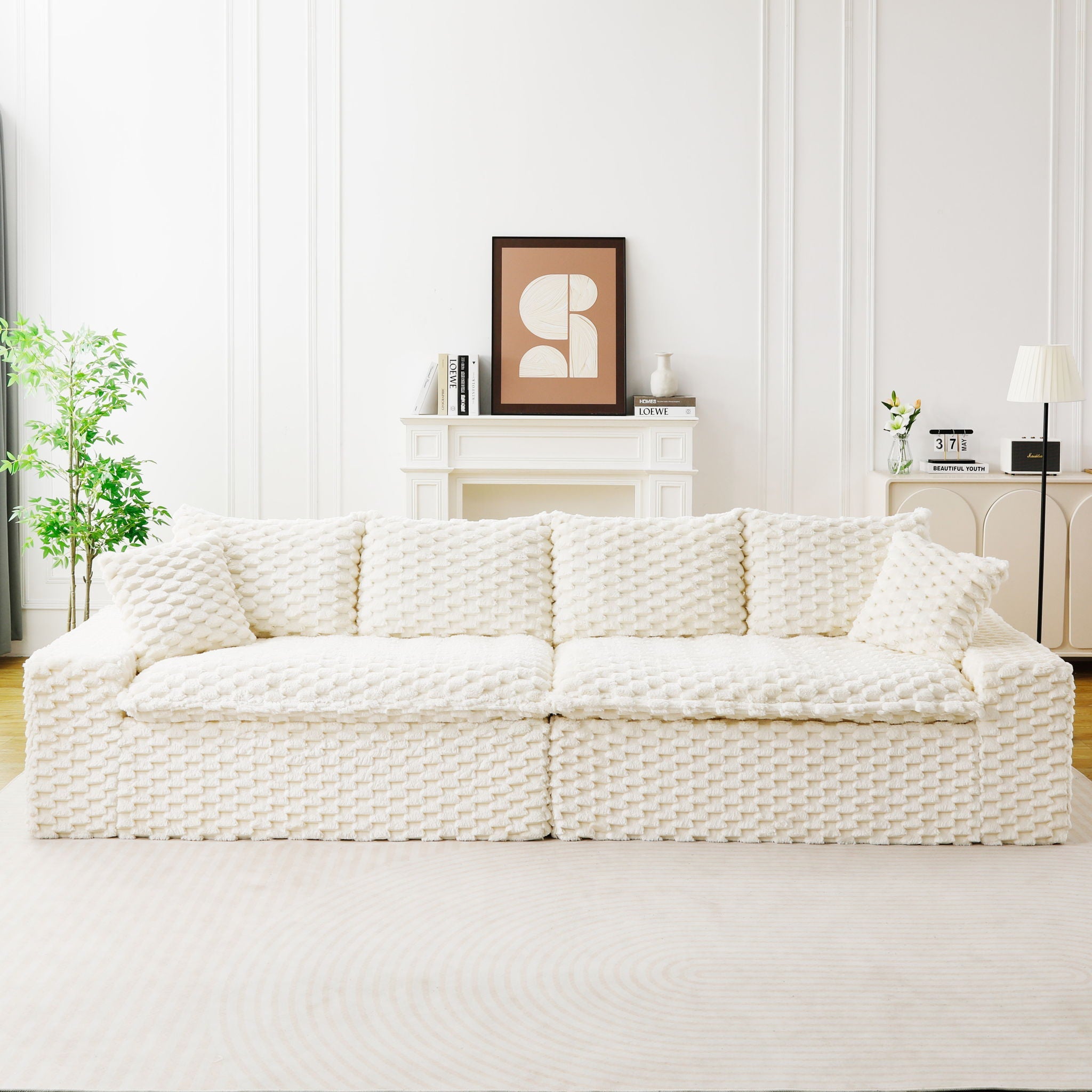 Multifunctional Sofa, Side-By-Side Or Facing Each Other