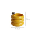 Fresh Style Metal Handle Jewelry Storage Box Multi Layered Rotable Bedroom Cloakroom Jewelry Cosmetics Box