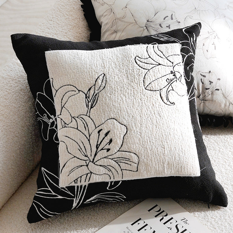 Living room sofa pillow cover