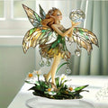 White Crystal Fairy Acrylic Craft Decorative Desktop Decoration Birthday Gift Party Ornament