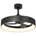 Artika Austin 23" LED Chandelier Ceiling Fan Fandelier, Black