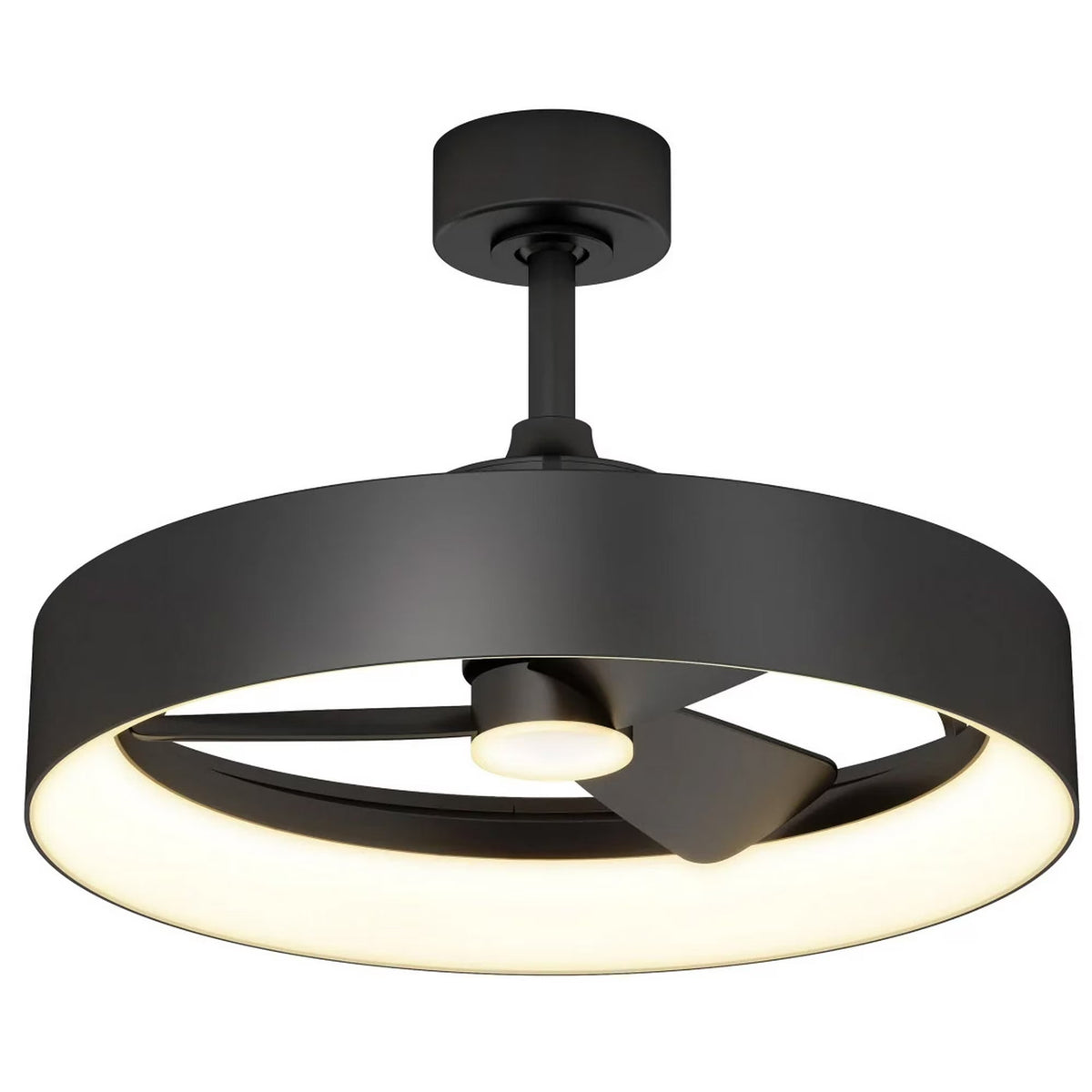 Artika Austin 23" LED Chandelier Ceiling Fan Fandelier, Black