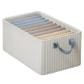 Oxford cloth storage box pants clothing storage box home bedroom storage box steel frame storage basket