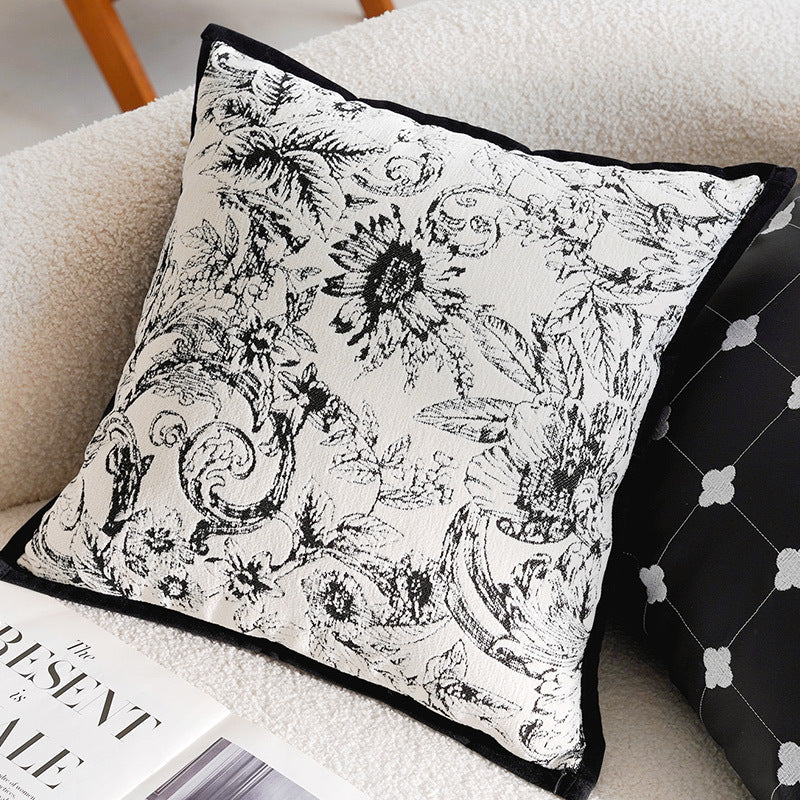 Living room sofa pillow cover