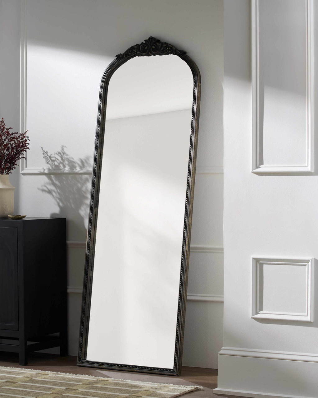 Leutesdorf Dark Red Full Length Mirror