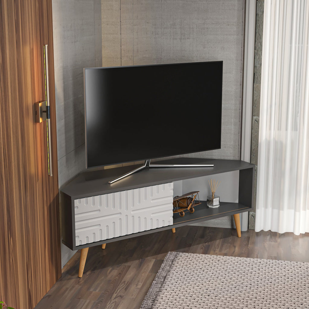 Mora 55'' Corner TV Stand for 65'' TVs