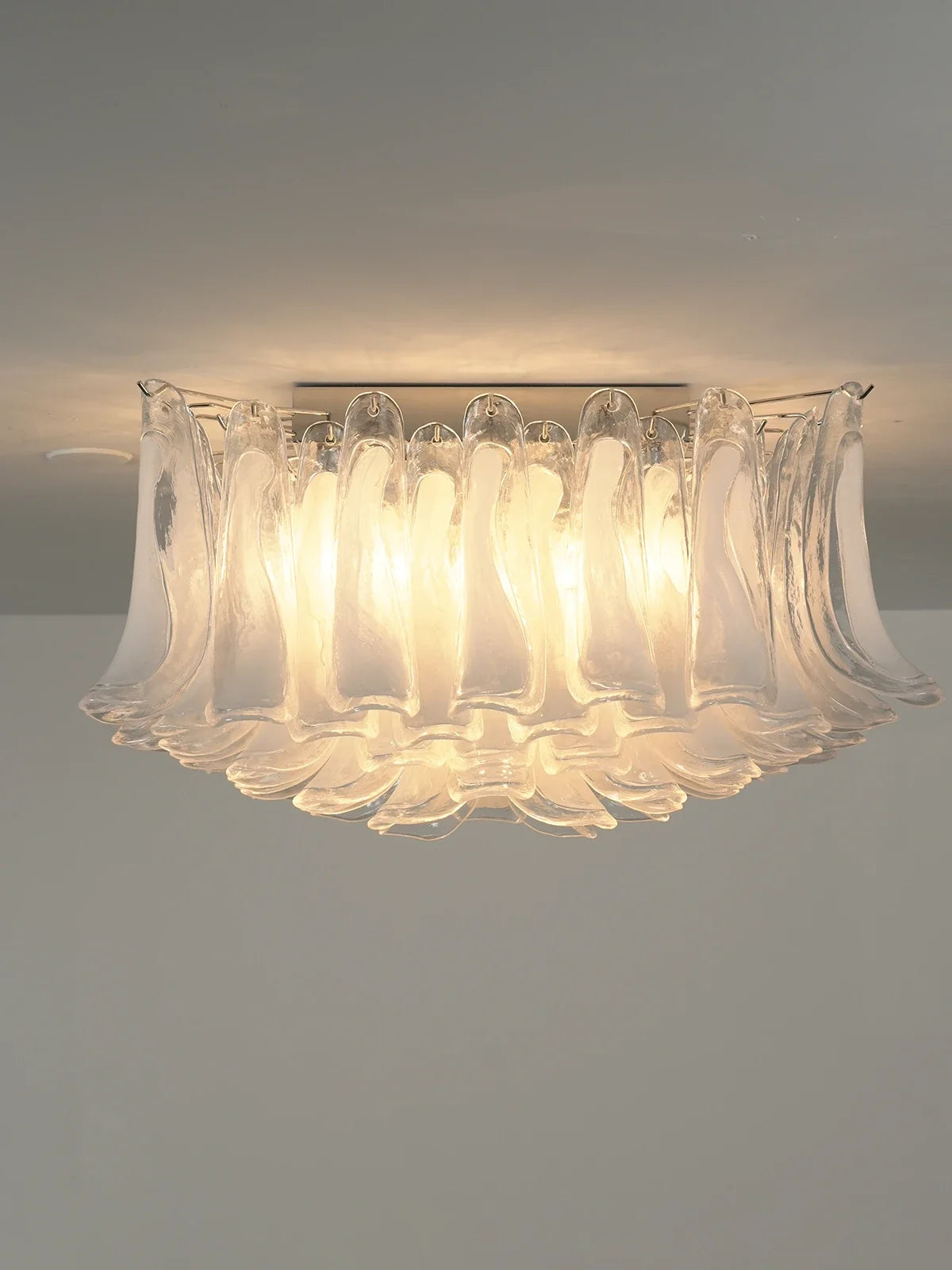 Murano Style Glass Petal Ceiling Light