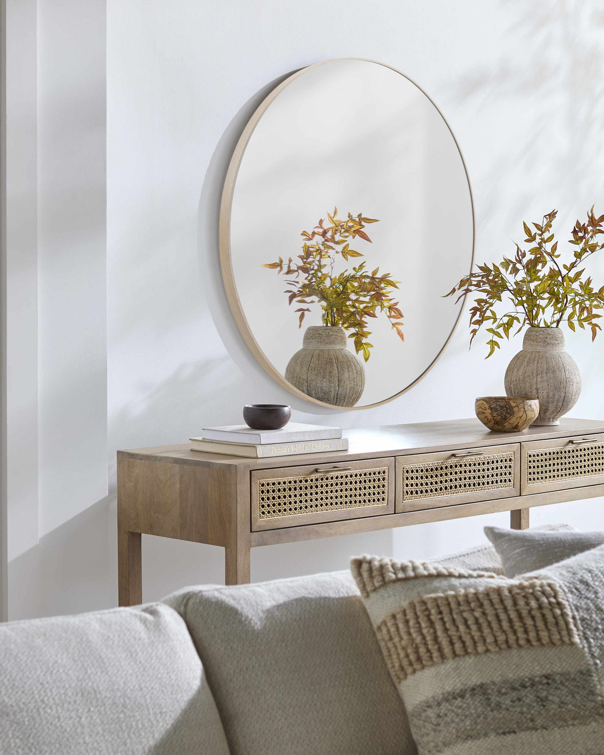Pontalina Dark Red Mirror