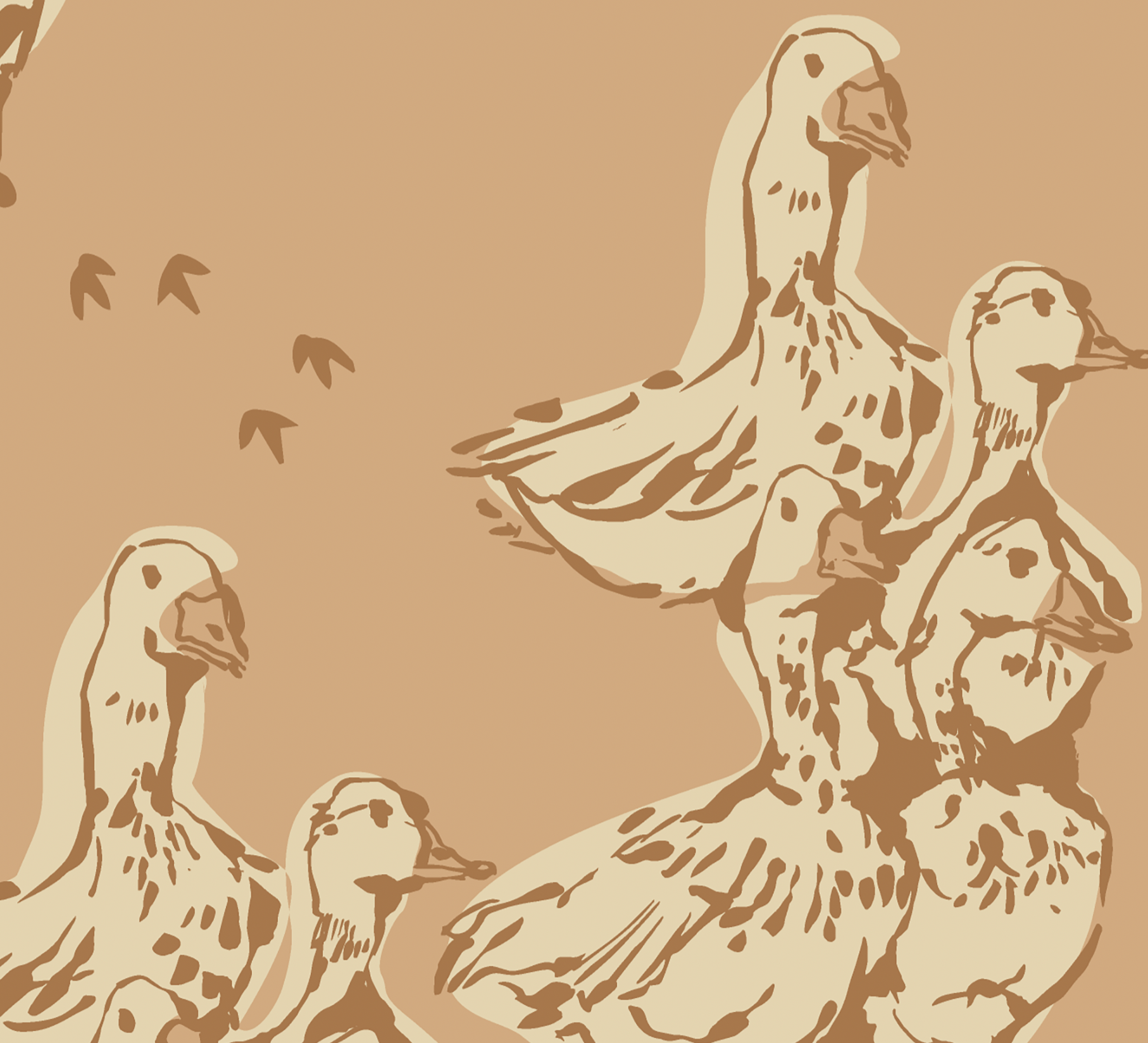 Abigail (Mustard) Wallpaper