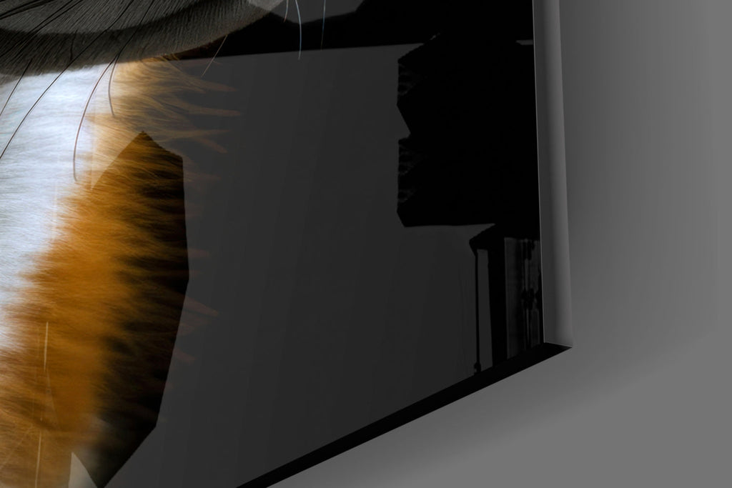 The Secret of the Fox Glass Wall Art || Designer Collection