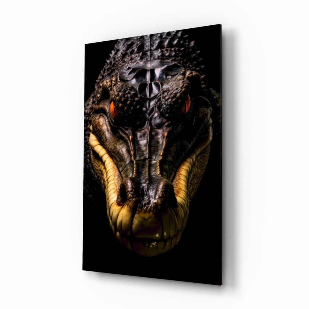The Hunter in the Eyes Glass Wall Art || Designer Collection