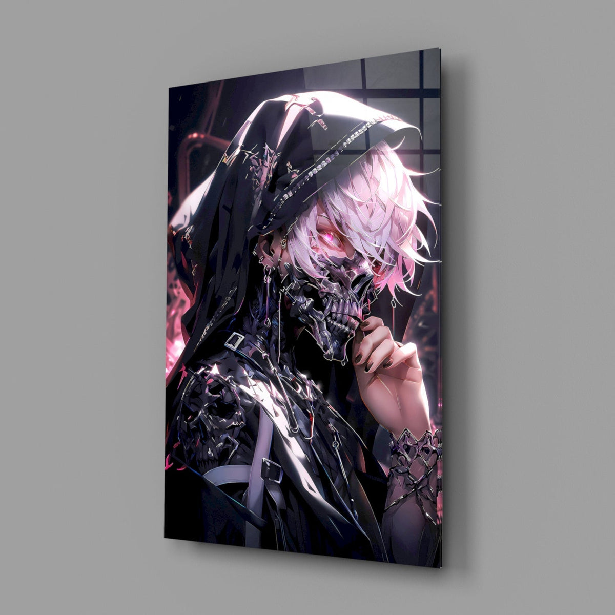 Shadow Queen Glass Wall Art || Designer Collection