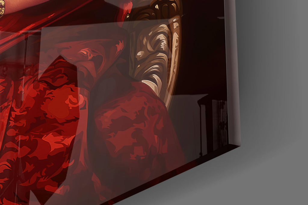 The Queen's Secret Glass Wall Art || Designer Collection