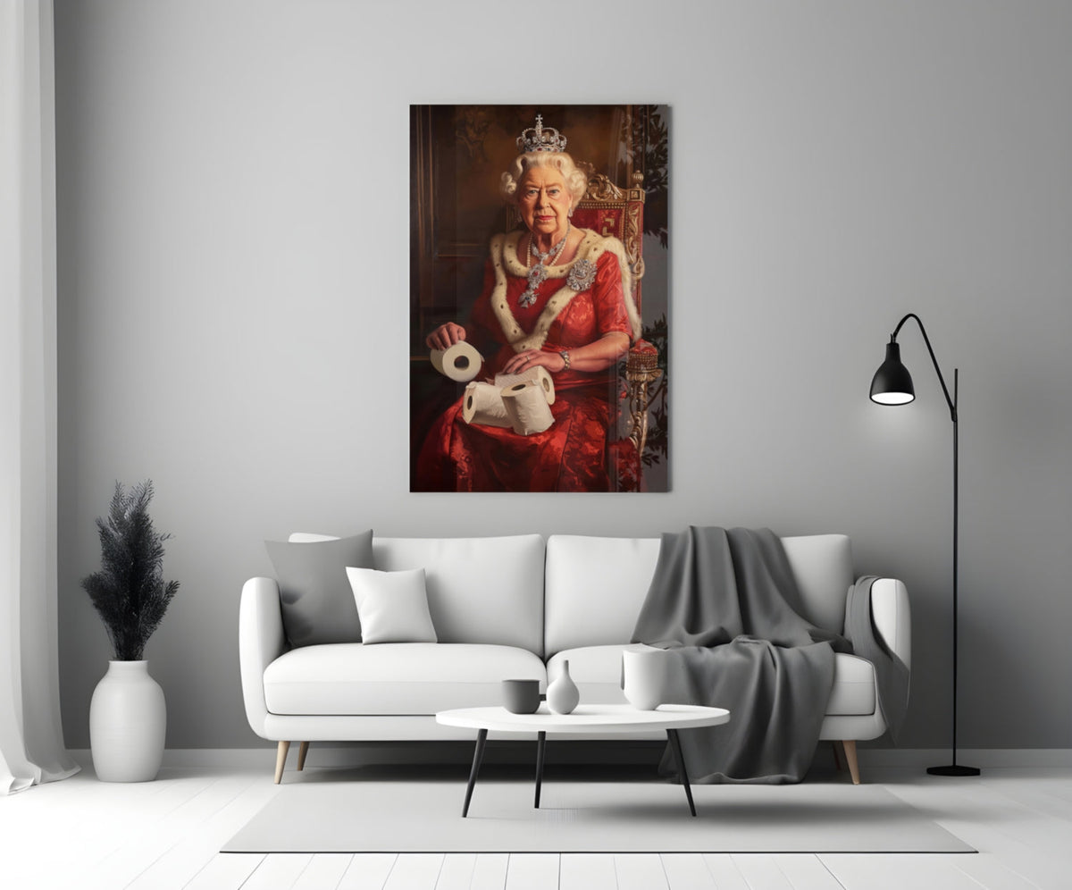 The Queen's Secret Glass Wall Art || Designer Collection