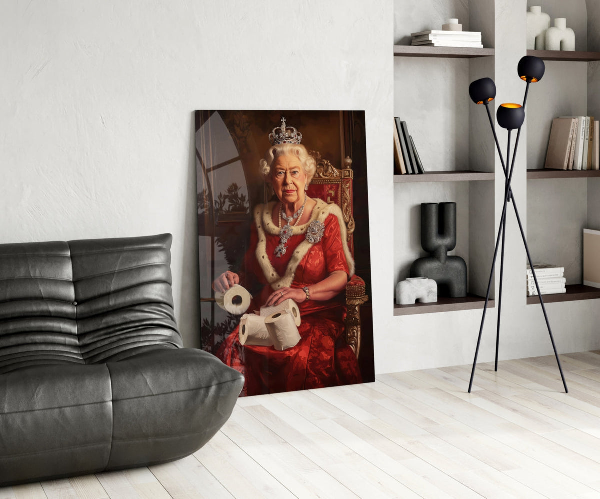 The Queen's Secret Glass Wall Art || Designer Collection