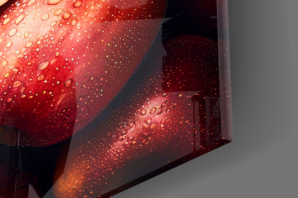 Queen of Apples Glass Wall Art || Designer Collection
