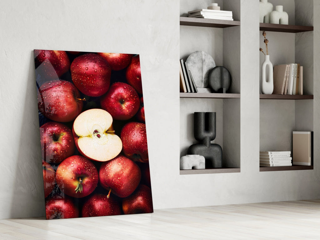Queen of Apples Glass Wall Art || Designer Collection