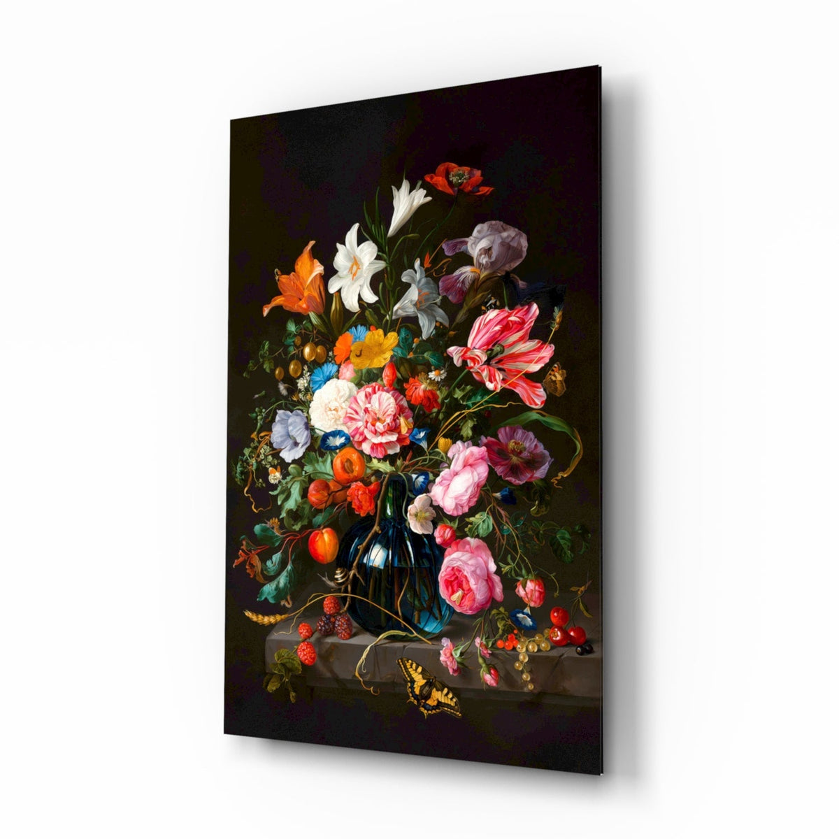 Classical Still Life Glass Wall Art || Designer Collection