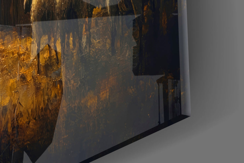 Birth Glass Wall Art || Designer Collection