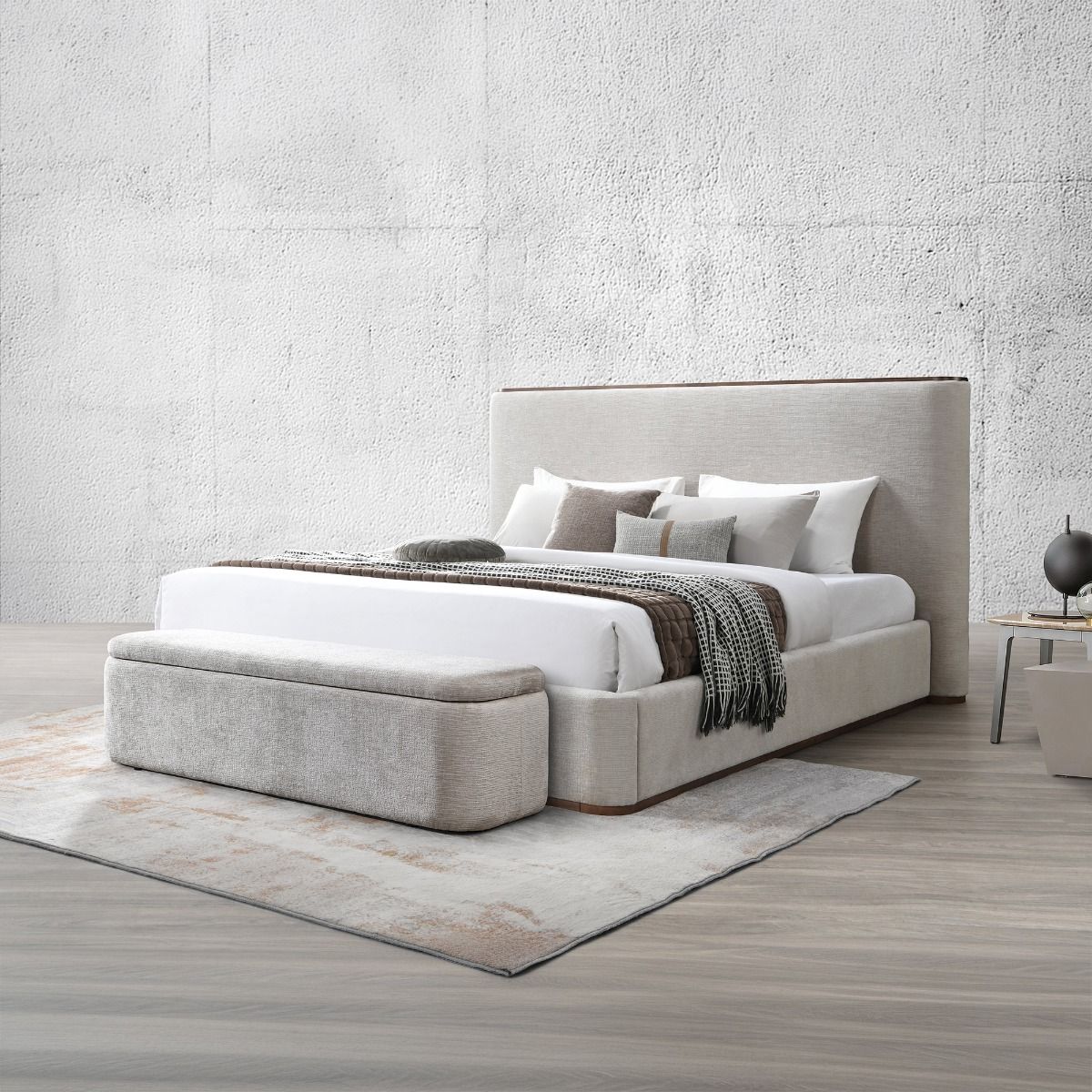 Orane - Bench With Storage - Gray