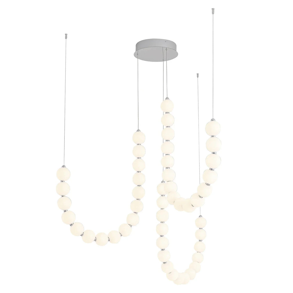 Coralie Draped Pearl Chandelier