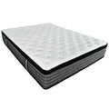14" Premium Hybrid Mattress In A Box Plush Gel Memory Foam Top With Cooling Technology - Gray / White - Queen