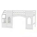Loft Bed With Storage Staircase And Windows