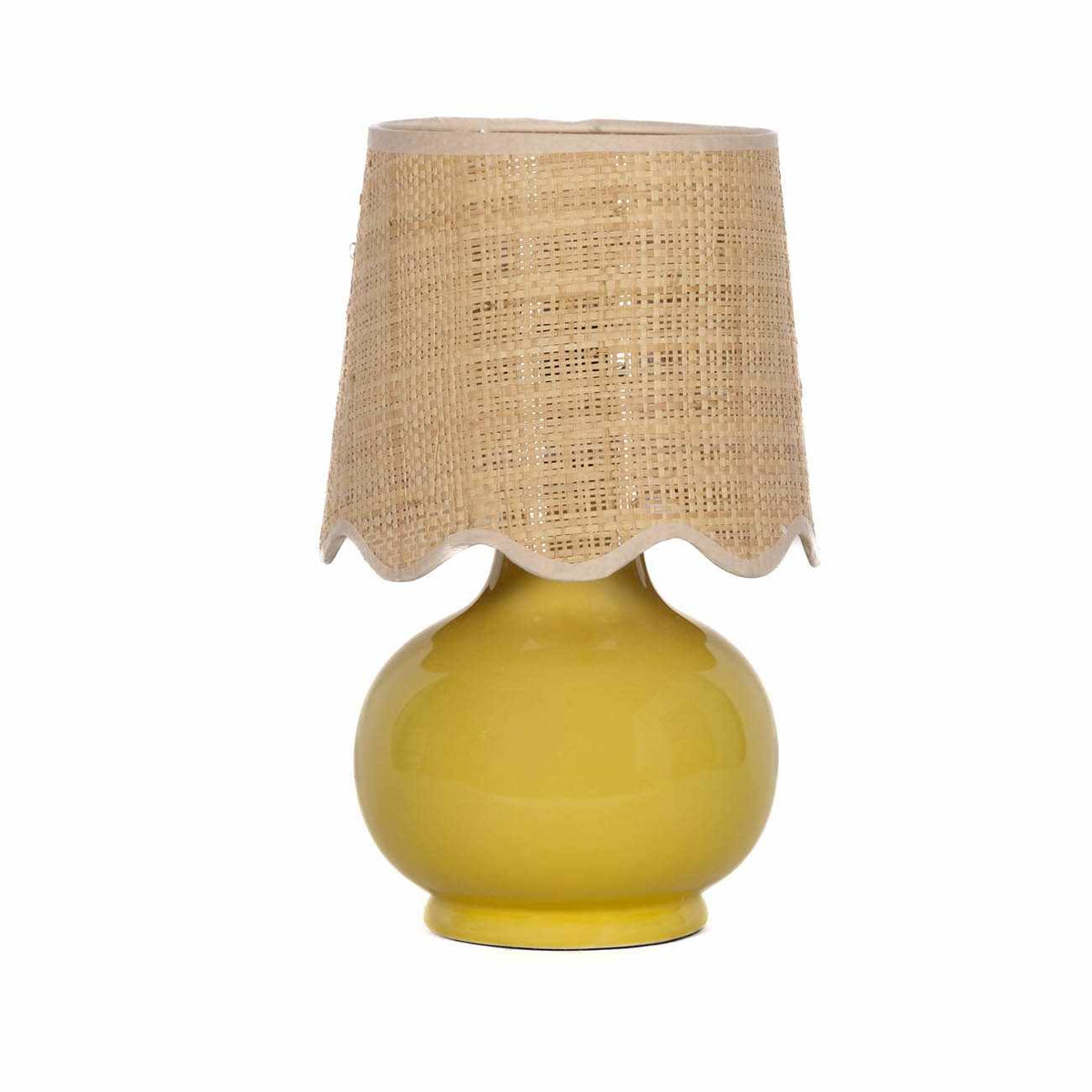 Nesuo Yellow Ceramic Table Lamp