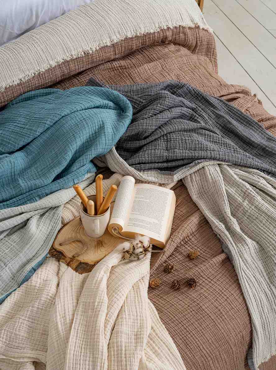 4 Layers Muslin Blanket