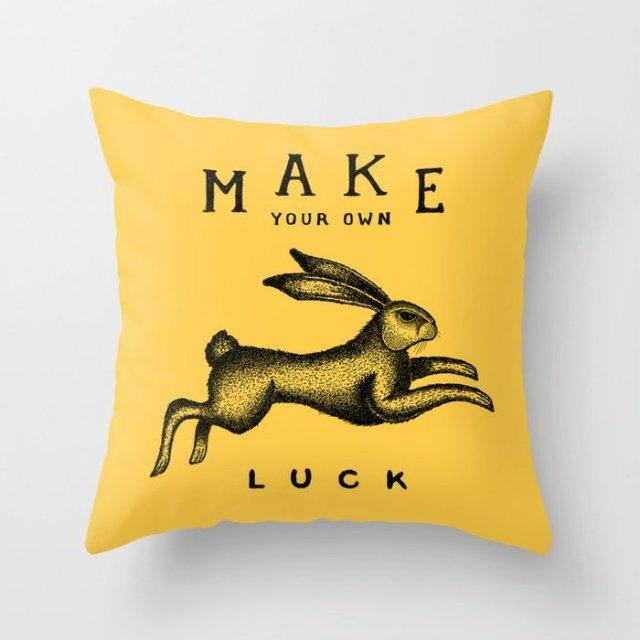 Summer Fashion Fresh Yellow Cute Pillows Case Geometry Yellow Pillow Case Cushion Cover Polyester Pillowcase Floral Cushion Case Modern Decorative Pillows For Bed Sofa Couch 45x45CM