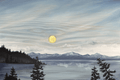 "Tranquil Tahoe" 12x18" Mountain Lake Framed Print