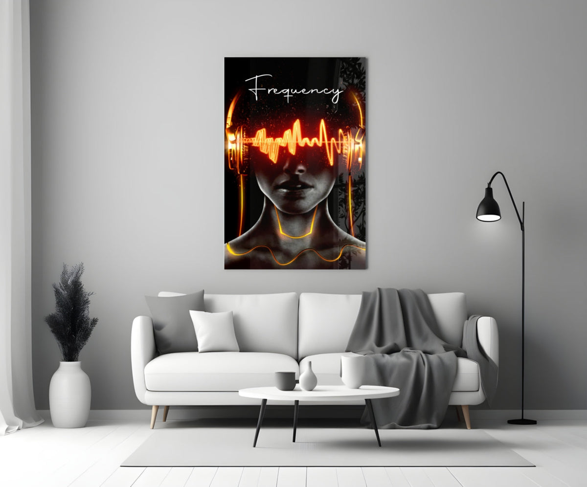 Frequency Glass Wall Art